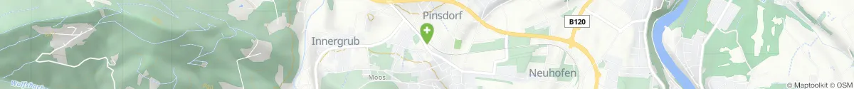 Kartendarstellung des Standorts für Land Apotheke Pinsdorf in 4812 Pinsdorf
